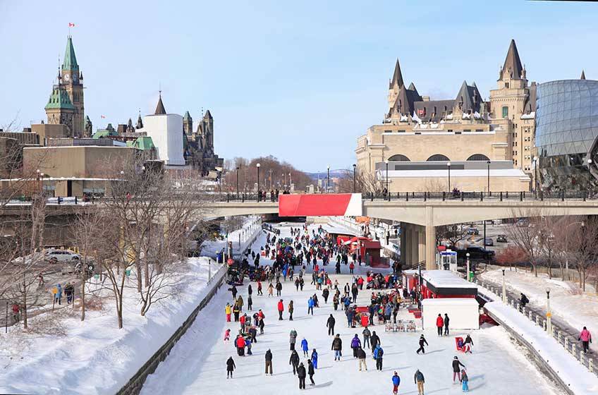 Winterlude 2022 แคนาดา เอาใจคนชอบอากาศเย็นถึงใจ